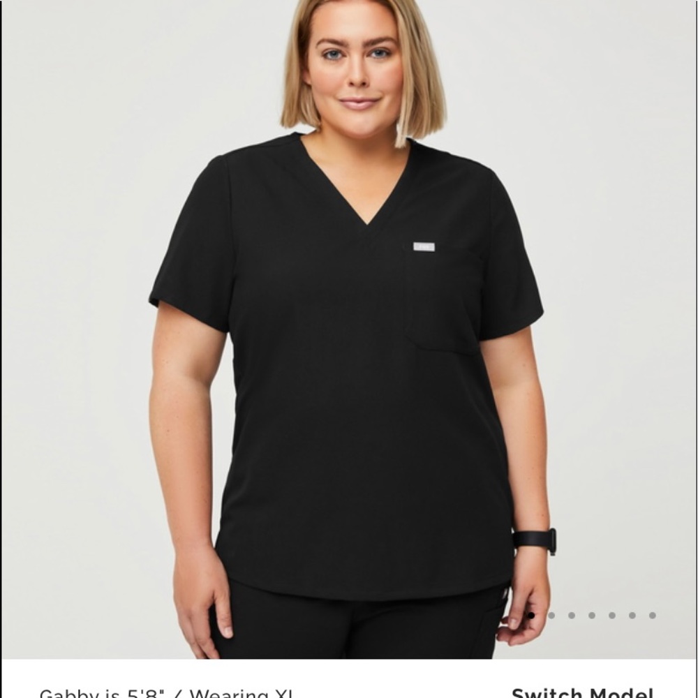 FIGS brand scrub Top